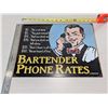 Image 3 : Bartender Phone Rates Sign