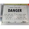 Image 3 : VINTAGE DND Danger sign