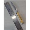 Image 1 : VINTAGE SCHRADE SCRIMSHAW Fishing Knife.