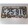 Image 1 : 1959 SASKATCHEWAN LICENSE PLATE