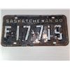 Image 1 : 1960 SASKATCHEWAN License plate