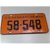 Image 1 : 1963 SASKATCHEWAN LICENSE PLATE
