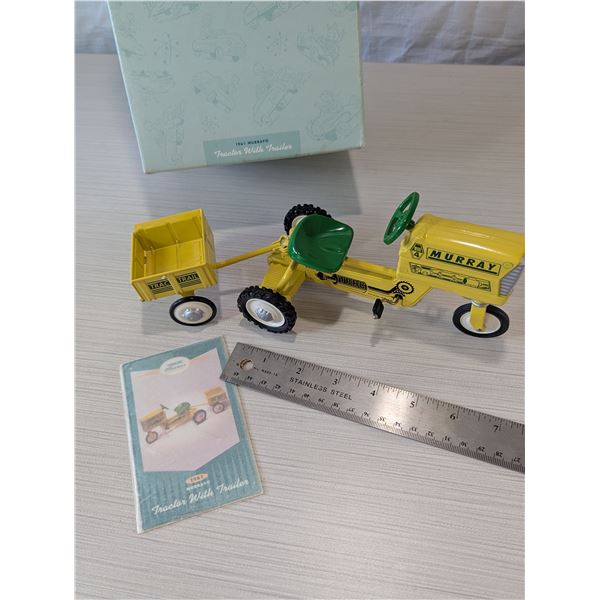 HALLMARK KIDDIE CAR 1961 MURRAY Tractor with Trailer