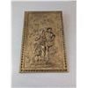Image 1 : ANTIQUE METAL PLAQUE Renaissance couple