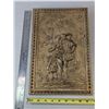 Image 2 : ANTIQUE METAL PLAQUE Renaissance couple