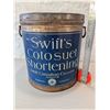 Image 2 : ANTIQUE Swift's Shortening Tin 14.5" x 12.25"
