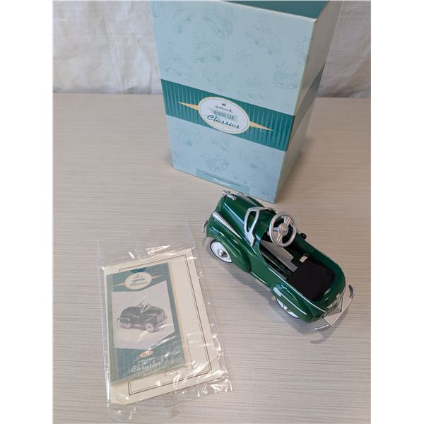 HALLMARK KIDDIE CAR 1941 CHRYSLER