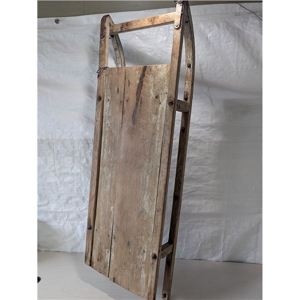 ANTIQUE SNOW SLED 42"x14"