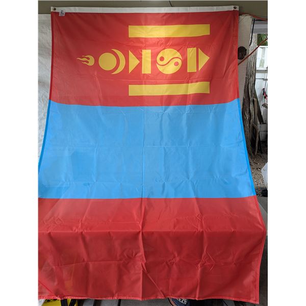 MONGOLIA FLAG 4'x6'. NEW