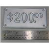 Image 2 : $200 BETTING WINDOW PLAQUE