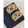 Image 2 : VINTAGE JAGUAR STYLE Clip-on Earrings