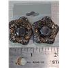 Image 2 : VINTAGE HOBE 1965 PIERCED EARRINGS