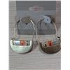 Image 1 : GOOD KARMA MIYUKI HOOPED EARRINGS