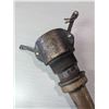 Image 3 : ANTIQUE BRASS 14" X 2.5" FIRE HOZE NOZZEL