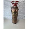 Image 1 : ANTIQUE COPPER & BRASS FIRE EXTINGUISHER 24" TALL X 8" DIAMETER