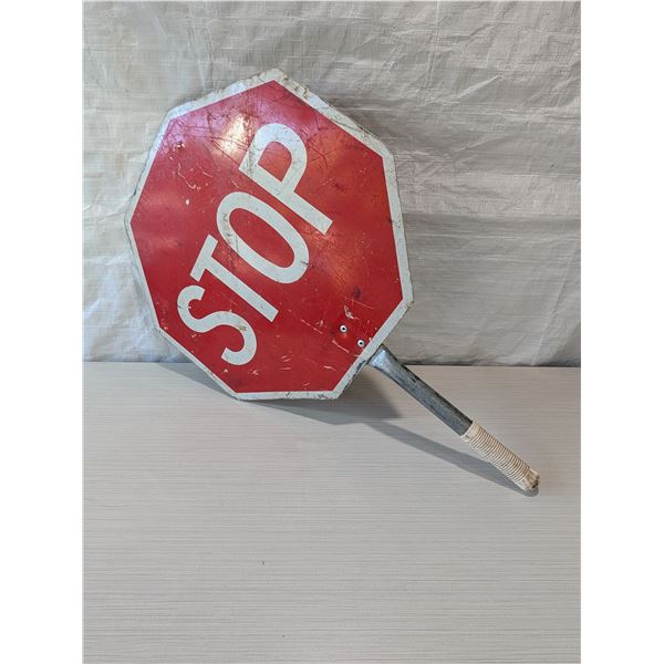 TRAFFIC CONTROL SIGN STOP~SLIW