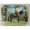 Image 1 : VINTAGE CANADIAN MOUNTIE ON PATROL TIN