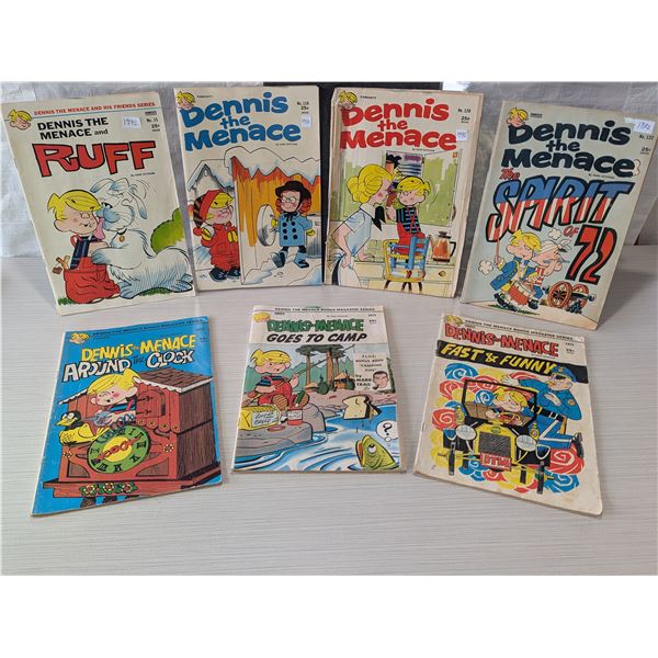 1972 VINTAGE DENNIS THE MENACE COMICS