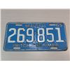 Image 1 : 1965 BEAUTIFUL BRITISH COLUMBIA License Plate