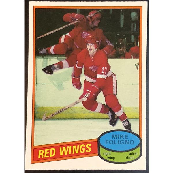 1980-81 O-PEE-CHEE MIKE FOLIGNO ROOKIE CARD