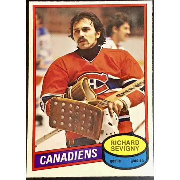 1980-81 O-PEE-CHEE RICHARD SEVIGNY ROOKIE CARD