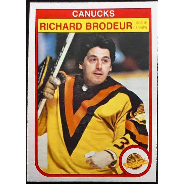 1982-83 O-PEE-CHEE RICHARD BRODEUR