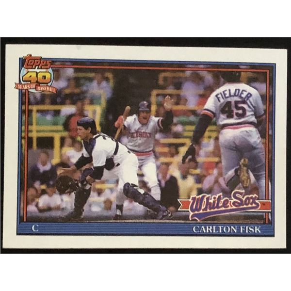 1991 TOPPS CARLTON FISK (HOF)