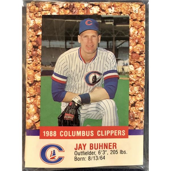 1988 COLUMBUS CLIPPERS POLICE SET - JAY BUHNER