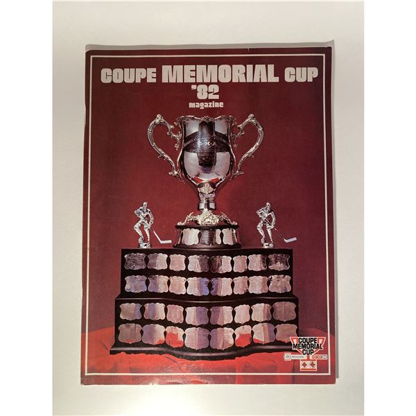 1982 MEMORIAL CUP GAME PROGRAM