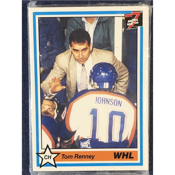 1990-91 KAMLOOPS BLAZERS (WHL) POLICE SET