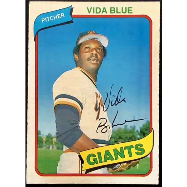 1980 O-PEE-CHEE VIDA BLUE (HOF)
