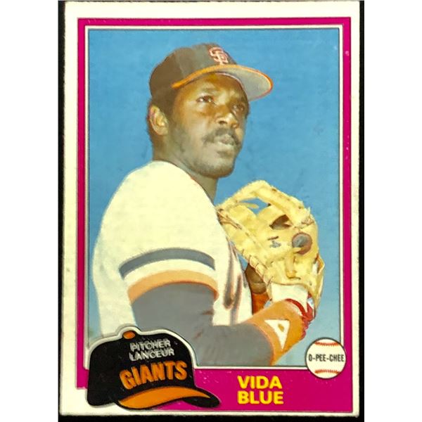 1981 O-PEE-CHEE VIDA BLUE (HOF)