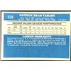 Image 2 : 1982 DONRUSS PAT TABLER ROOKIE CARD