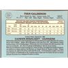 Image 2 : 1986 LEAF IVAN CALDERON ROOKIE CARD