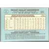 Image 2 : 1986 LEAF RICKEY HENDERSON (HOF)