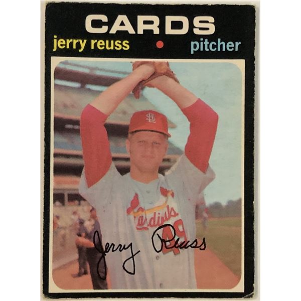 1971 O-PEE-CHEE JERRY REUSS ROOKIE CARD