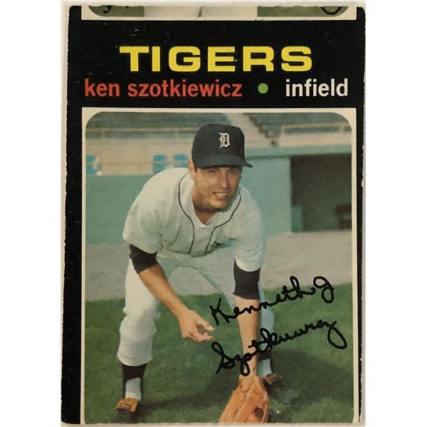 1971 O-PEE-CHEE HIGH NUMBER - KEN SZOTKIEWICZ ROOKIE CARD