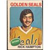 Image 1 : 1975-76 NHL O-PEE-CHEE RICK HAMPTON ROOKIE CARD
