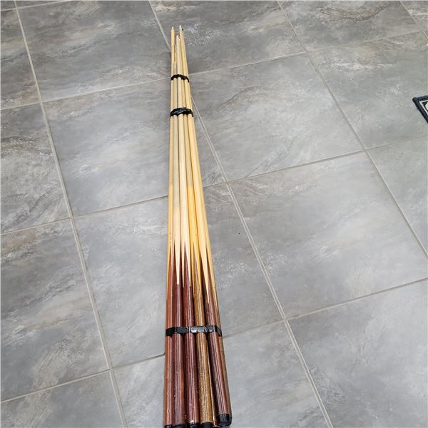 Lot of Pool Cues