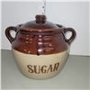 Image 4 : 3 Piece Stoneware Canister Set - Coffee, Sugar, Flour