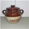 Image 6 : 3 Piece Stoneware Canister Set - Coffee, Sugar, Flour