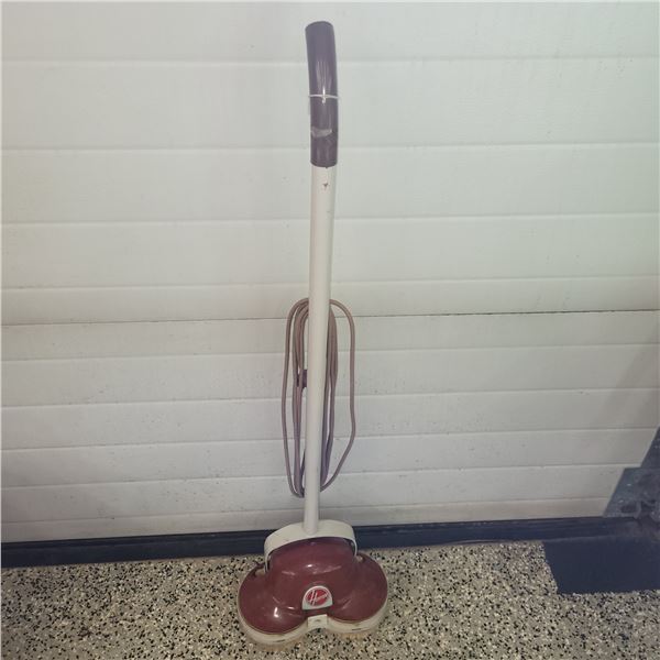 Vintage Hoover Floor Polisher - Working