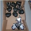 Image 4 : Flat of Various Wheels and Castors