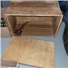 Image 3 : Wooden Bread Box with Flat of Hinges And Latches
