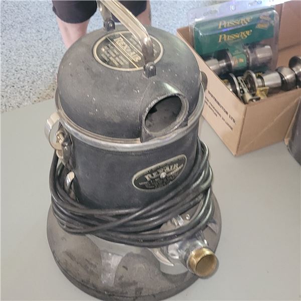 Vintage Rexair Water Filtration Canister Vacuum Cleaner - Last Known Working
