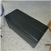 Image 2 : Black Modern Blanket Storage Chest