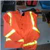 Image 5 : Large Hi Viz Safety Work Jacket, Booster Cables (9 Ft) ++