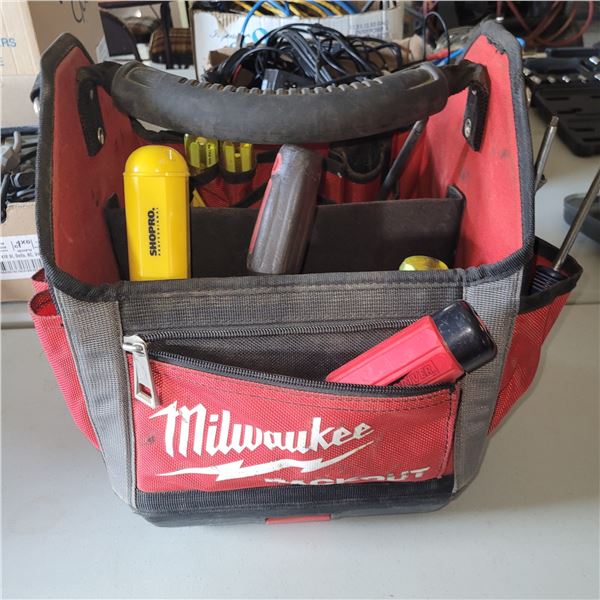 Milwaukee Electrician Tool Bag with Contents