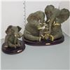 Image 1 : Set of 2 Ruby's Collection Elephant Statues