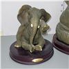 Image 2 : Set of 2 Ruby's Collection Elephant Statues